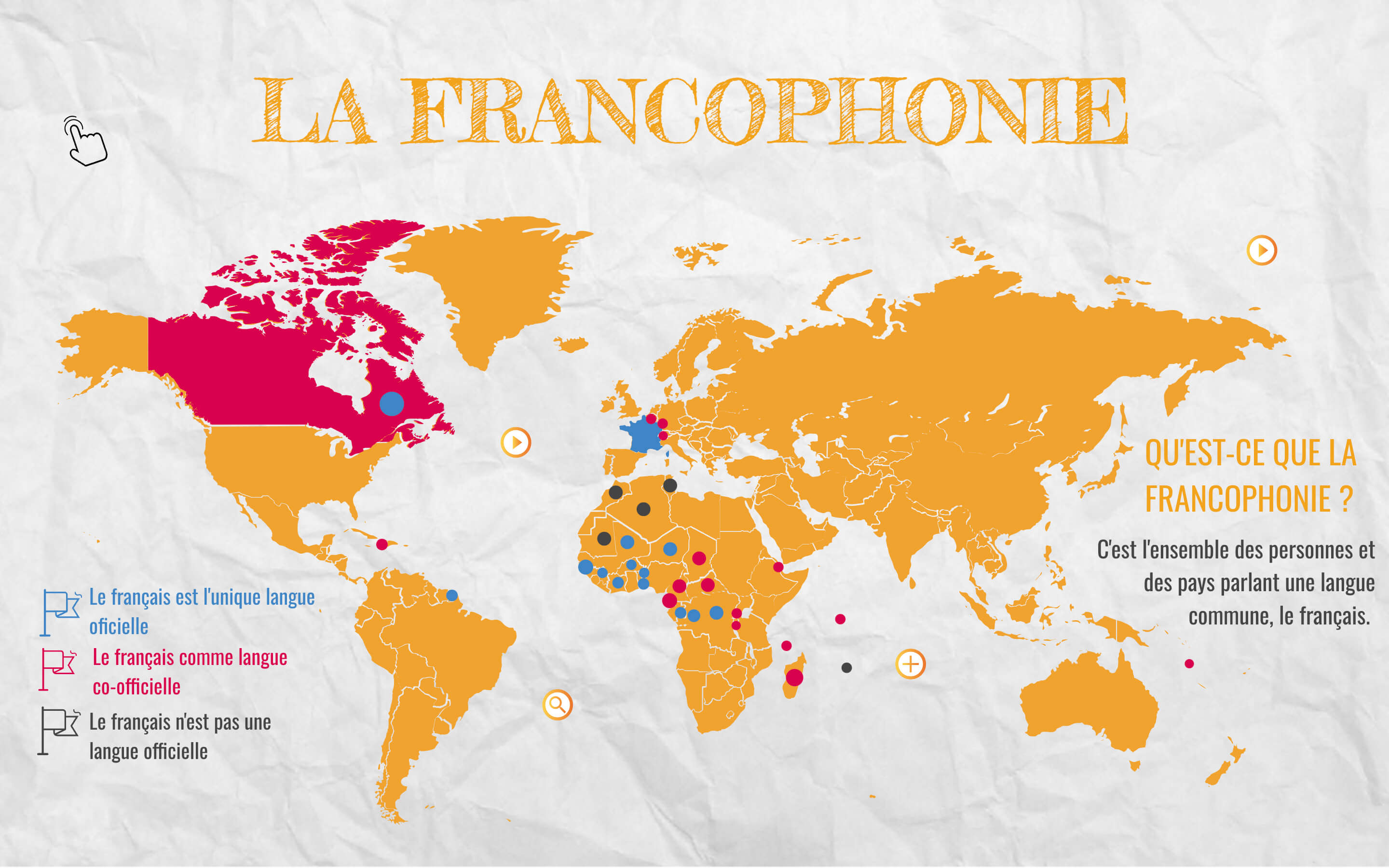 Inspiration template, Interactive Maps & Posters